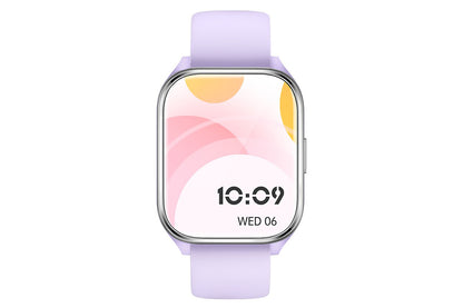 Smart Watch 1.85-Inch Fitness Watch with Heart Rate Sleep Monitor Blood Oxygen 100 Sports Modes Activity Tracker -Purple