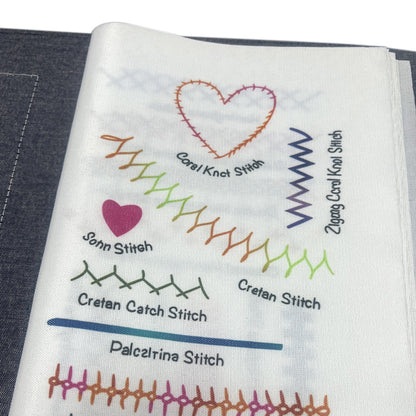 Embroidery Stitch Book Sewing Kit