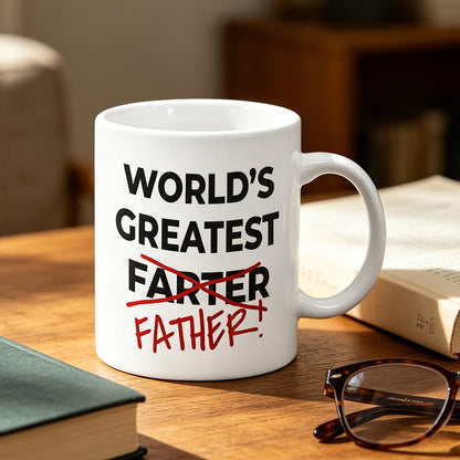 325ml Funny Coffee Mug with Handle Tea Cup-Red