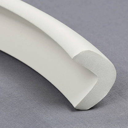 2 Piece L Shaped NBR Foam Table Edge Guards - White