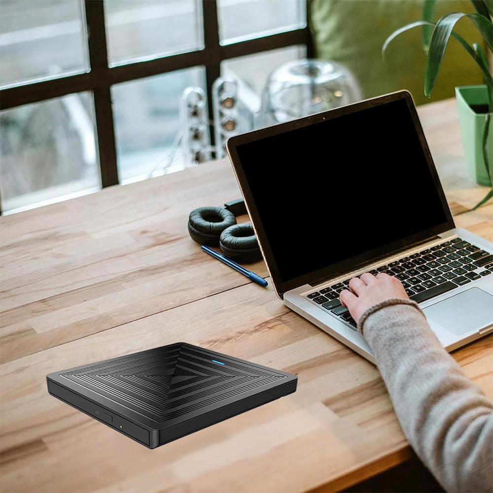 8-in-1 USB Hub with DVD Writer