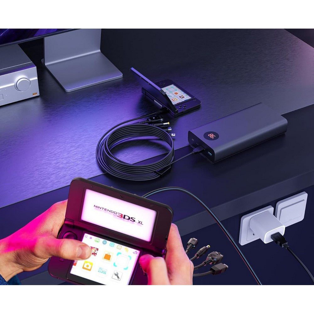 5 in 1 USB Charger for Nintendo NDSL NDS WIIU SP PSP