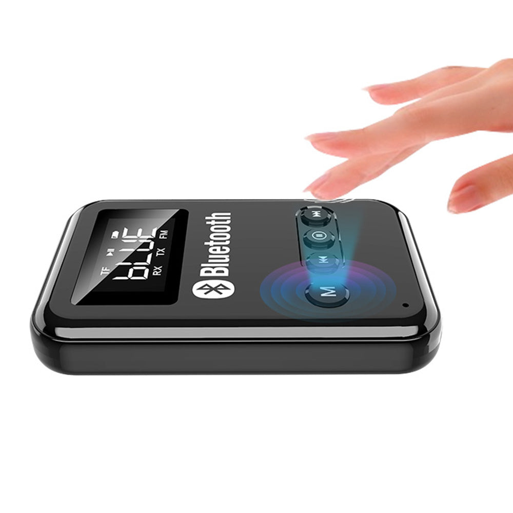 USB Bluetooth 5.0 Transmitter Receiver 4-in-1 Wireless Audio 3.5mm Aux Car Adapter