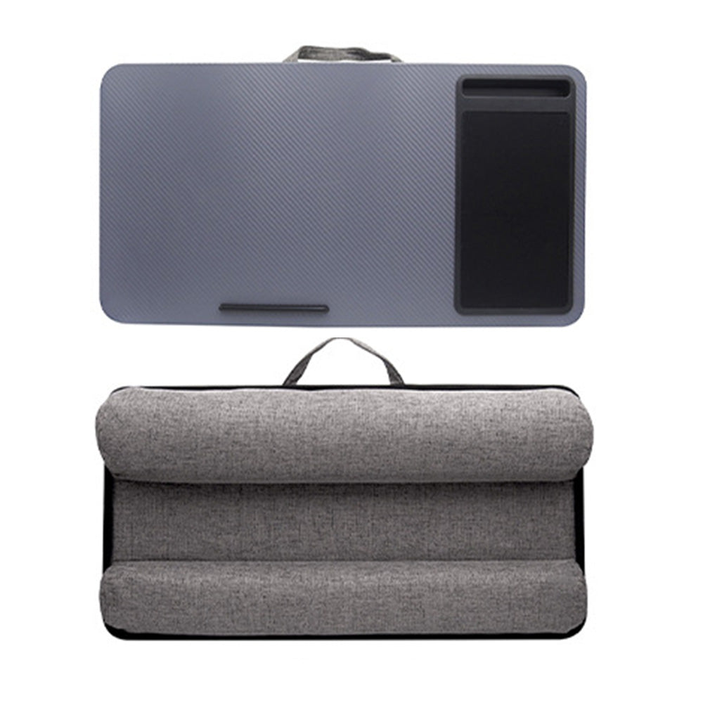 Laptop Lap Desks for Adults Portable Laptop Desk with Mouse Pad and Phone Holder-Grey