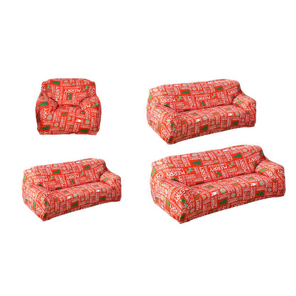 Christmas Stretchable Sofa Cover -Style 3