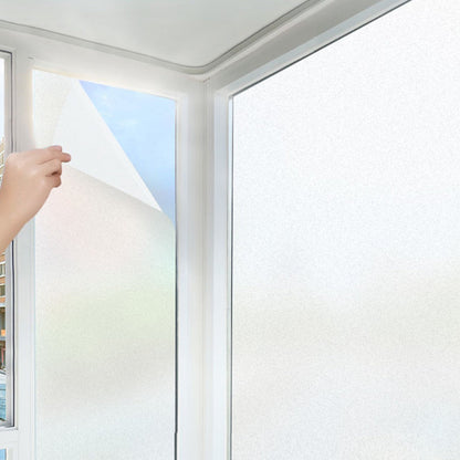 4Pcs Static Cling Window Privacy Films Removable Frosted Glass Window Sticker Tint for Bathroom Door Window