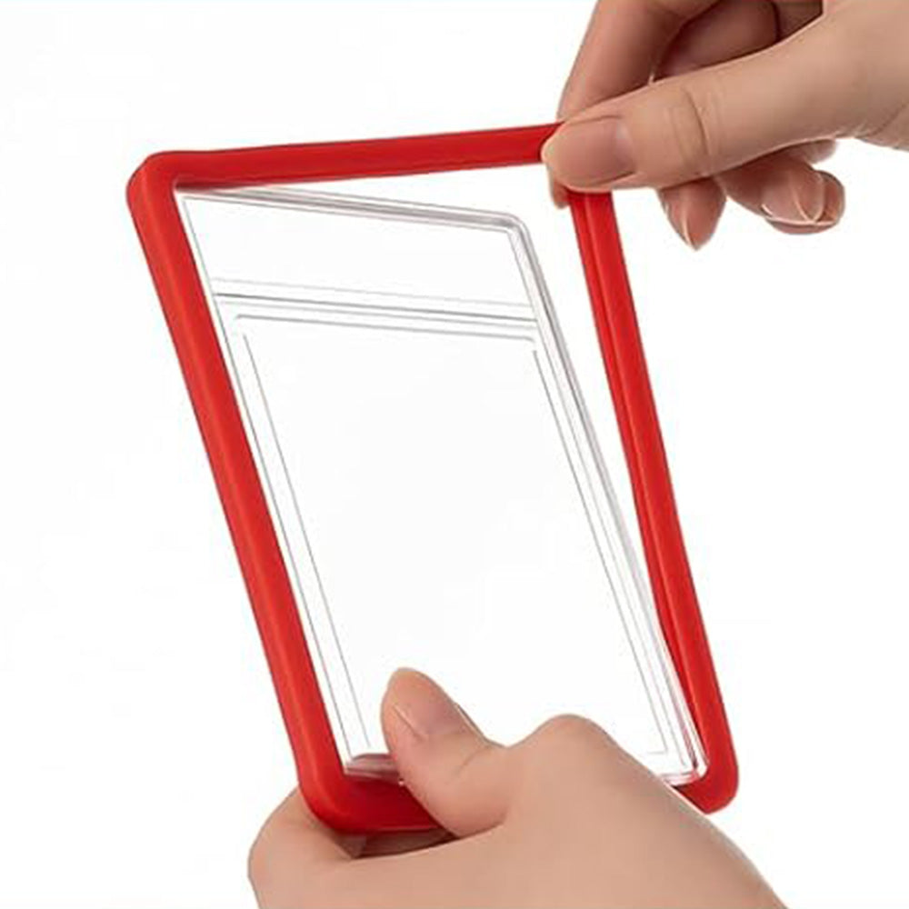 Graded Card Protector Cover for PSA Card Cases Protective Sleeve-Red