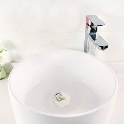 4 Pieces Sink Stoppers with Pull Rings for Basins and Bathtubs