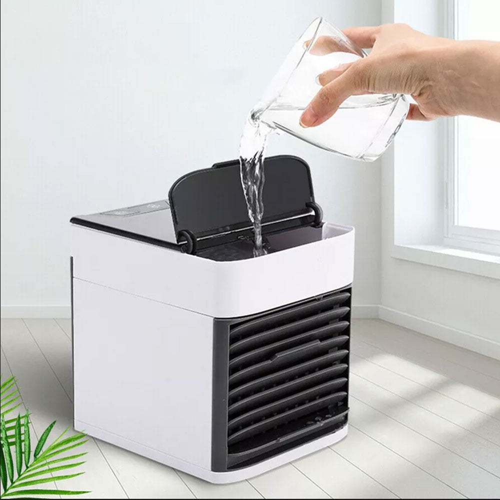 Portable USB Air Cooler Fan Mini Air Conditioner Cooling Fan Humidifier