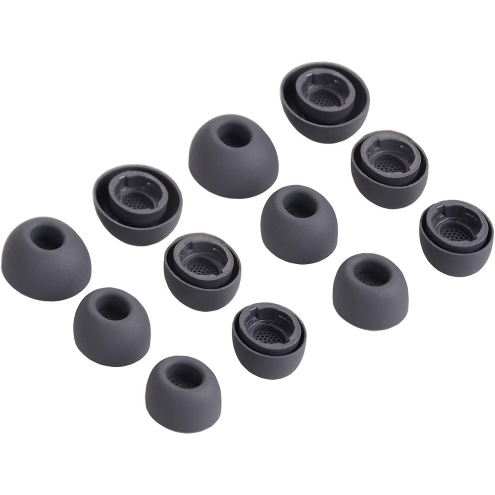 12Pcs Silicone Ear Tips for Samsung Galaxy Buds3 Pro Replacement Earbud Covers-Grey