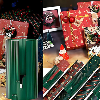 2Pcs Christmas Wrapping Paper Cutter Tools Kraft Paper Slitter Cutting Tools