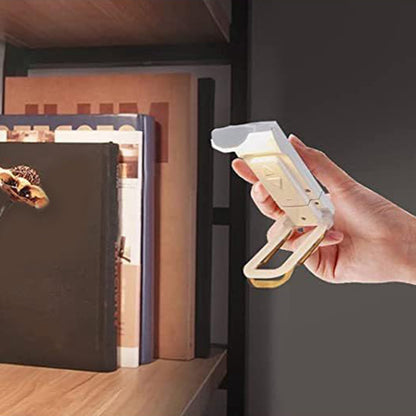 Clip-On Reading Light with Flexible Adjustable Arm-White