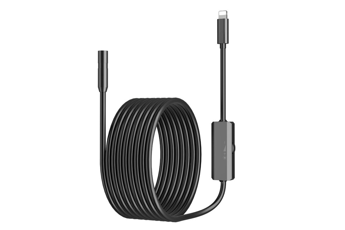 Direct Plug To iPhone iOS Borescope Endoscope Inspection Camera Water-Resistant Cable