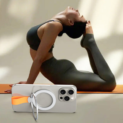 Phone Grip Holder Adjustable Kickstand Ring Compatible with iPhone 15/14/13/12 Series Grey