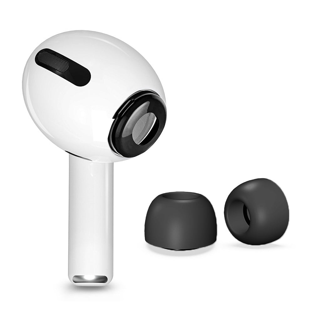 6 Pairs of Replacement Ear Tips for AirPods Pro Memory Foam Ear Buds Tips Black