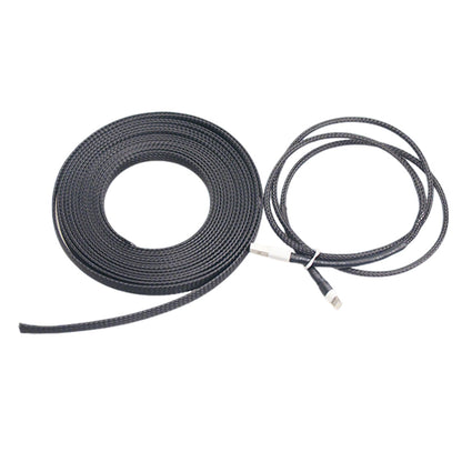 3PCS PET Braided Cable Sleeving Expandable Wire Sheathing for Cable Protection