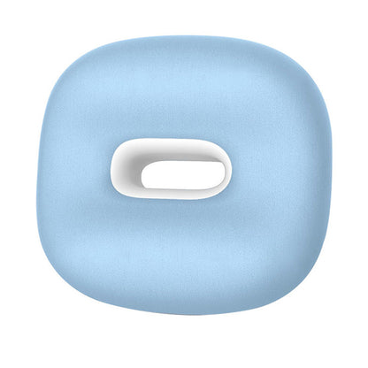 Knee Pillow with Ice Silk Pillowcase Leg Support Pillow with Elastic Strap for Side Sleeping