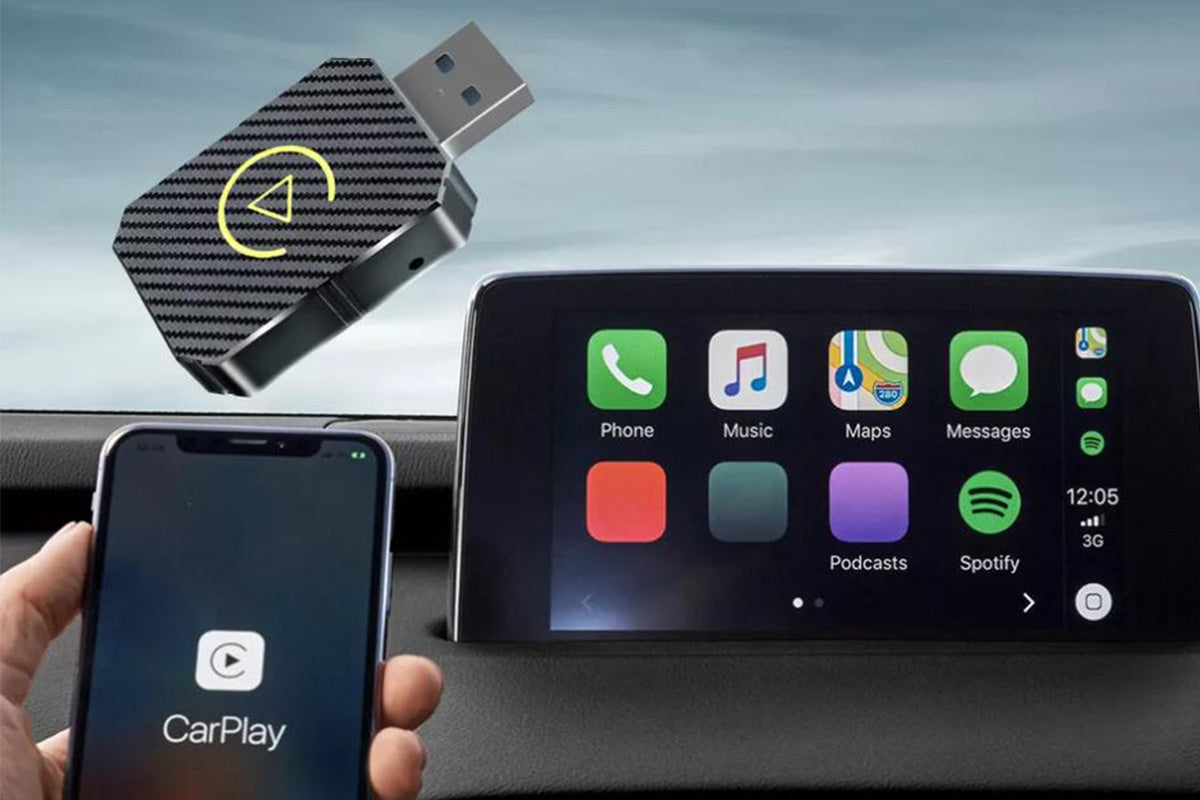 Wireless Carplay Android Auto Adapter USB Car Connect Dongle