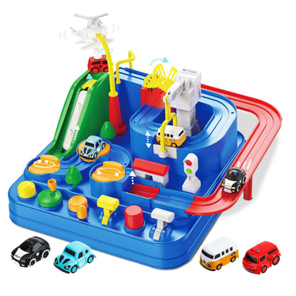 TEMI Race Toys Car Kids Track City Car Toy for Birthday Chirstmas