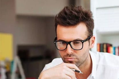 2Pcs Flex Focus Adjustable Glasses Variable Focus Distance Vision Reading Eyeglasses Adjustable Unisex Glasses