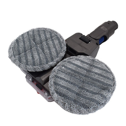 Mop Head with Detachable Water Tank and 6 Reusable Mop Pads for Dyson V7 V8 V10 V11 Vacuum Cleaners