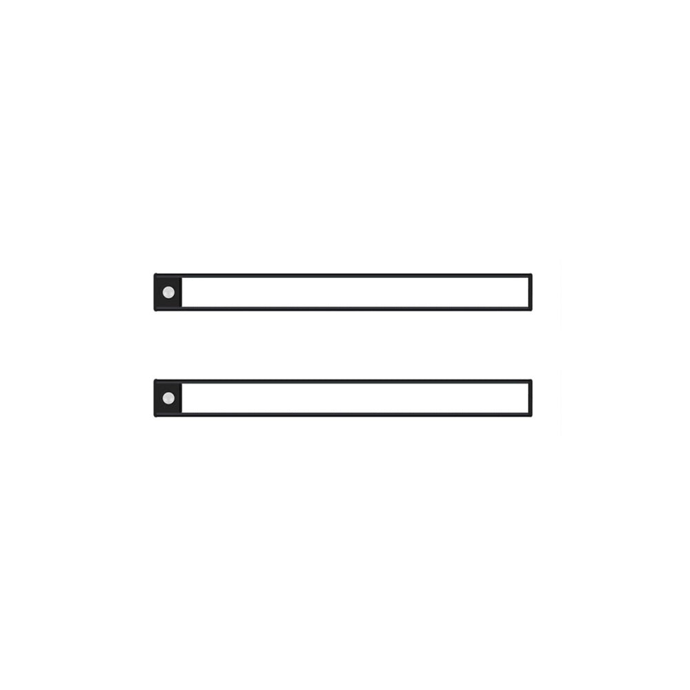 Smart Motion Sensor Light Bar for Cabinets Hallways-Black