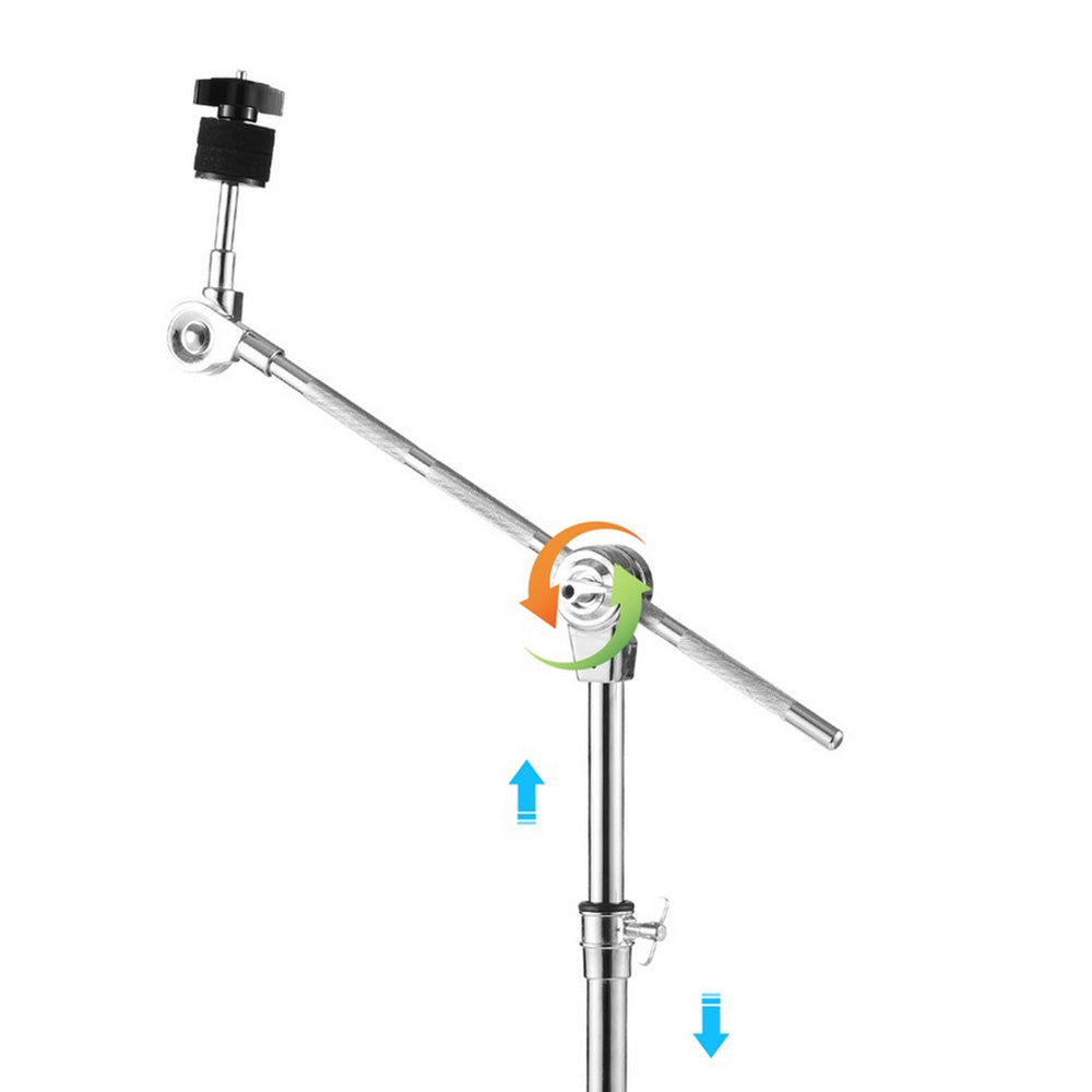 Boom Cymbal Stands with Rubber Feet for Ride and Crash Cymbal Stands