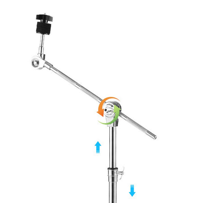 Boom Cymbal Stands with Rubber Feet for Ride and Crash Cymbal Stands