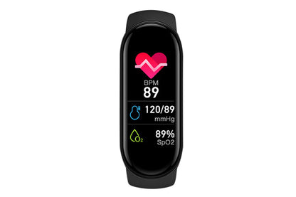 Smart Fitness Tracker Heart Rate Blood Oxygen Blood Pressure Sleep Monitor for Men Women