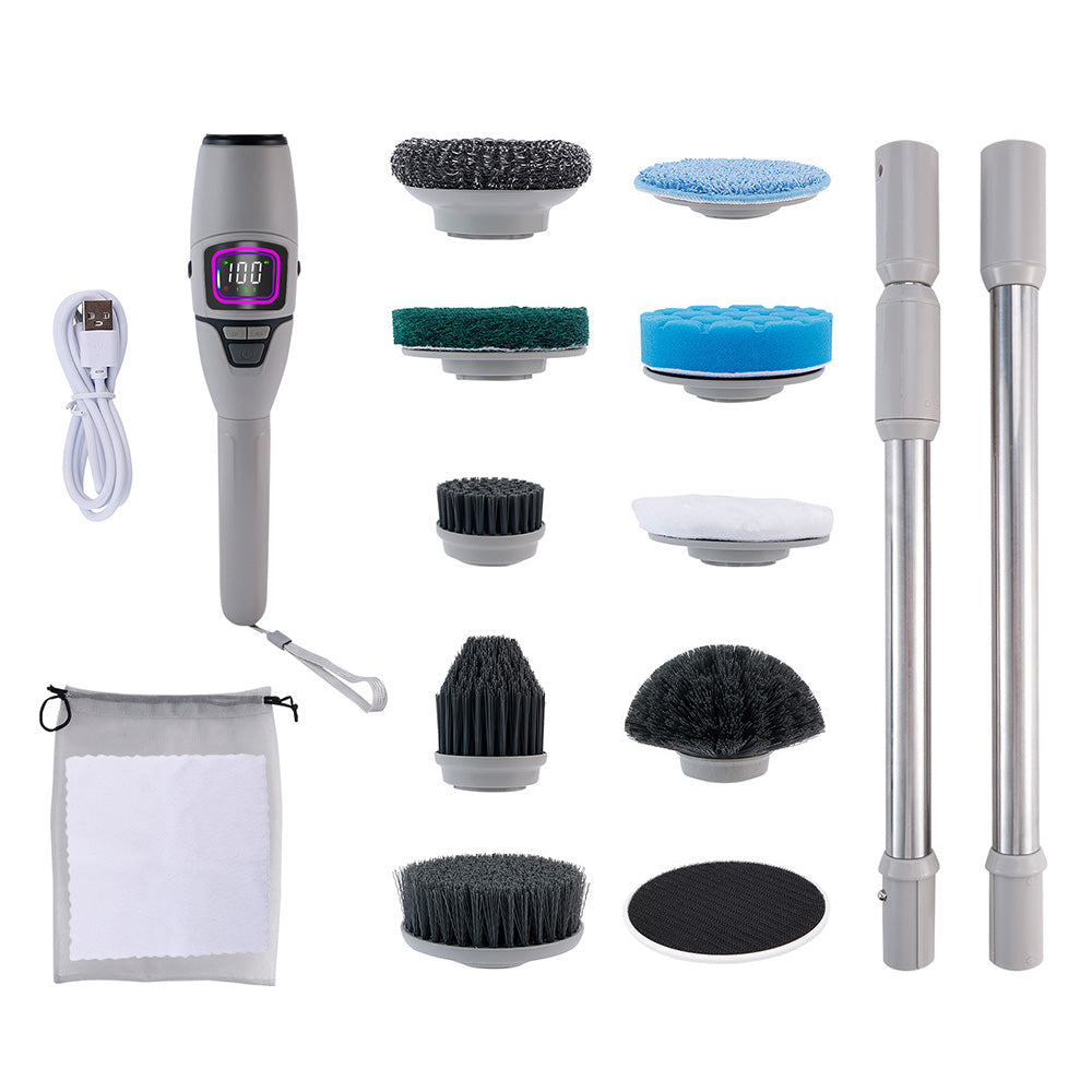Electric Spin Scrubber with 10 Brush Heads