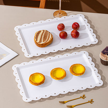 Cake Stand Set with 6 Tiered Cupcake Stands and 4 Square Trays