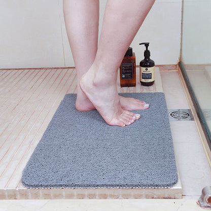 Bathroom Bath Mat Anti Slip Loofah Style Shower Floor Mat