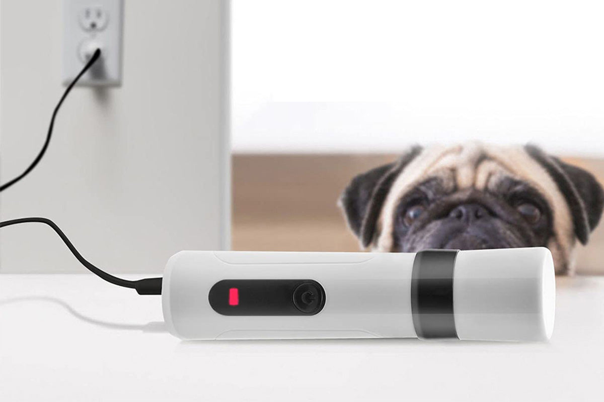 Silent Pet Nail Grinder Electric Dog Nail Trimmer Grooming Tool