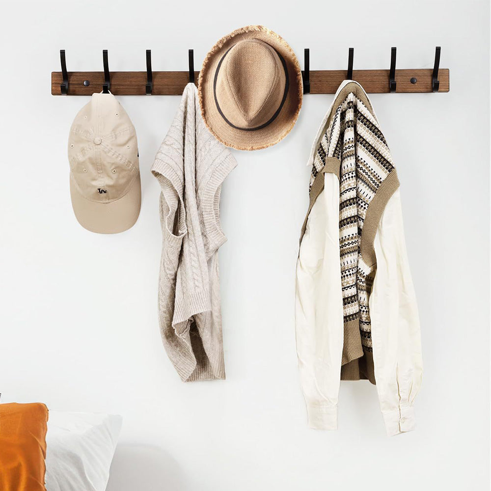 Wall Mounted Coat and Hat Rack