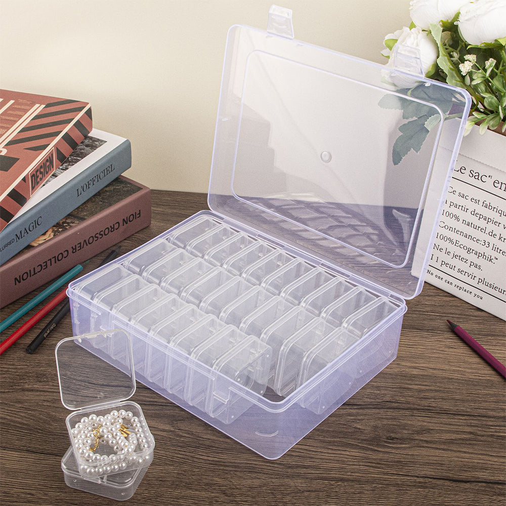30Pcs Small Beads Organizers and Storage Bead Organizer Box for Bracelet Craft