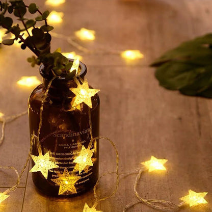 20 LED Star String Lights ¨C 3m Fairy Christmas Lights Battery Operated for Party