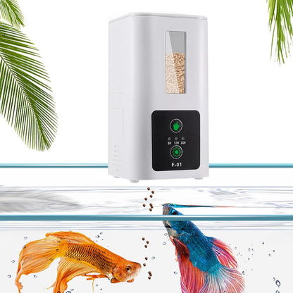 300ML Automatic Fish Feeder Intelligent Timing Aquarium Food Dispenser