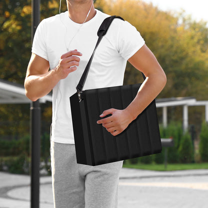 Comfortable Stadium Seat with Shoulder Strap and Storage Pocket