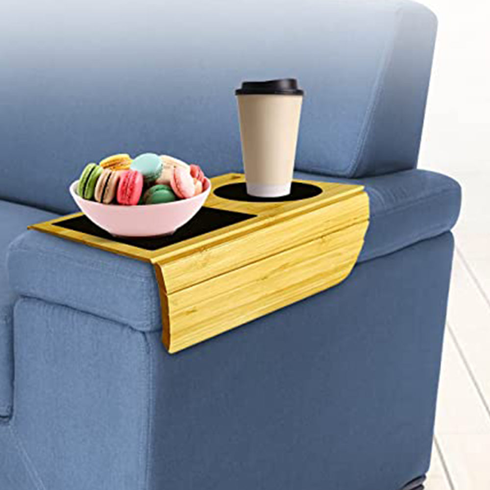 Non-Slip Flexible Arm Rest Sofa Table Tray
