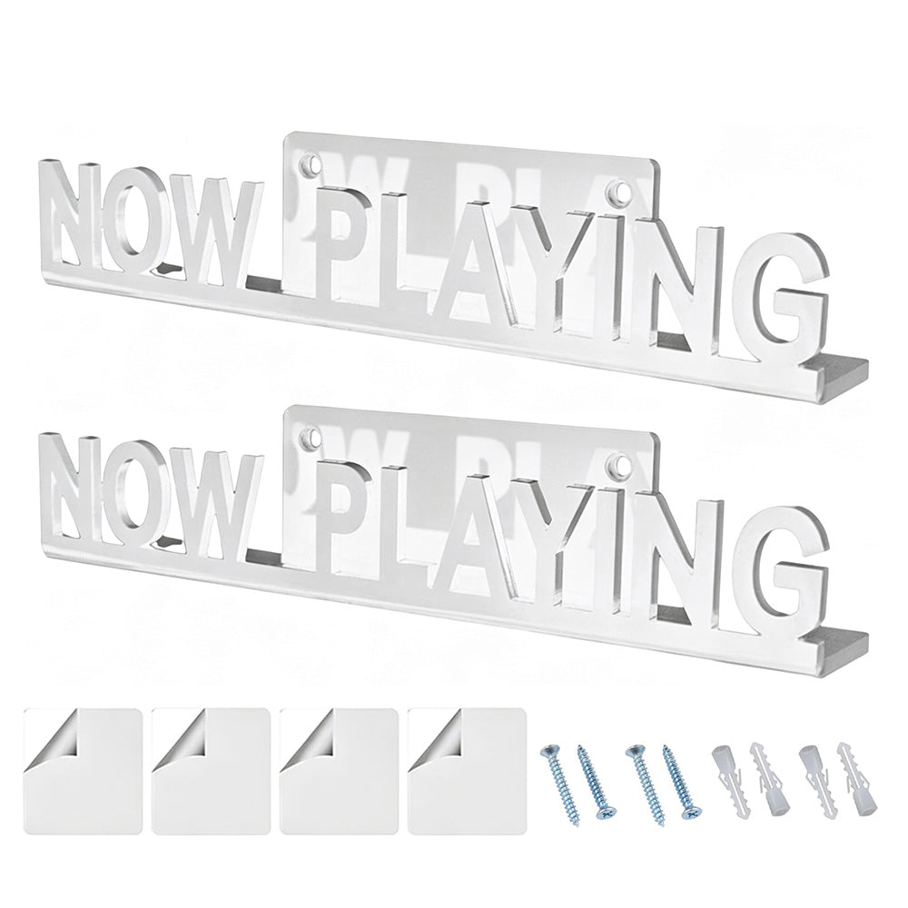 Acrylic Vinyl Record Wall Display Shelf-White