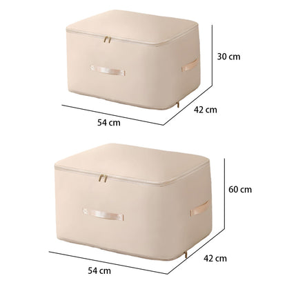 Self Compression Organizer Space Saver Bags Packing Totes for Blankets Clothes Light Pink