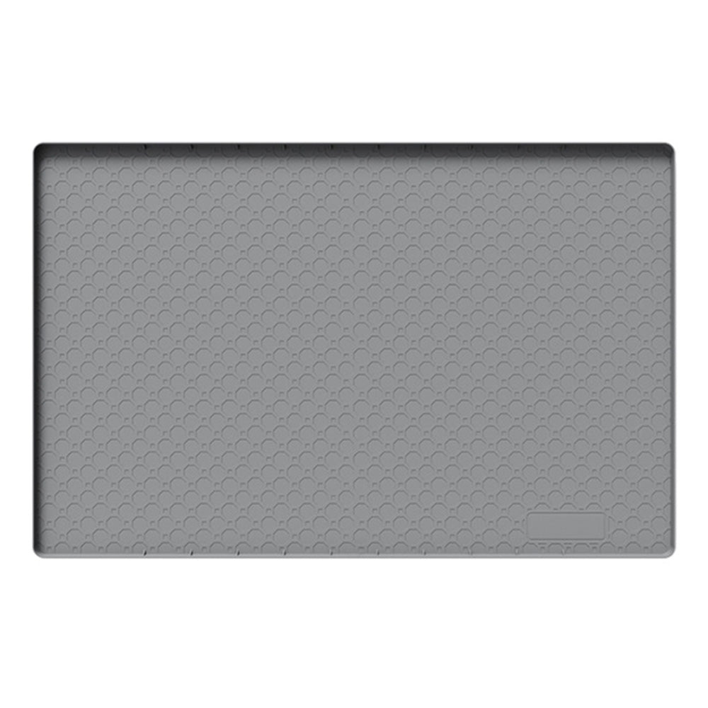 Silicone Under Sink Mat with Raised Edge - Grey