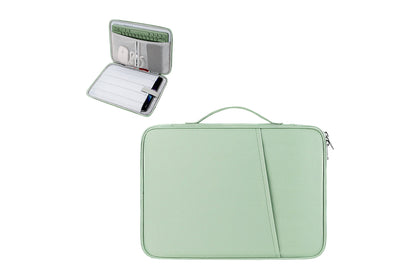 Tablet Sleeve 10.8-13 inch Laptop Sleeve Protective Carrying Case Bag Travel Pouch-Green