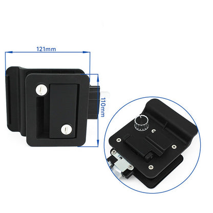2Pcs RV Door Lock with Paddle Latch Enclosed Trailer Door Latch Camper Trailer Lock