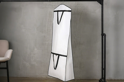 Portable Wedding Dress Garment Bag - White
