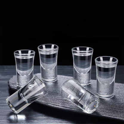12 PCS Heavy Base Shot Glasses for Whiskey Vodka Tasting