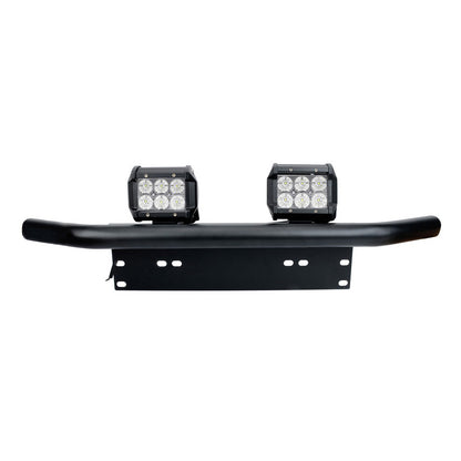 Aluminum 23 Inch License Plate Frame Matte Black for Truck SUV and Jeep