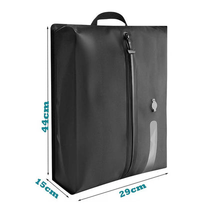 2Pcs 17L Travel Pack Vacuum Bags Anti Rip Nylon Compression Bags with Pump