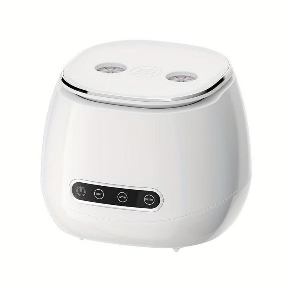 Ultrasonic Retainer Cleaner with UV Sterilizer 45kHz Denture Cleaner Machine-White