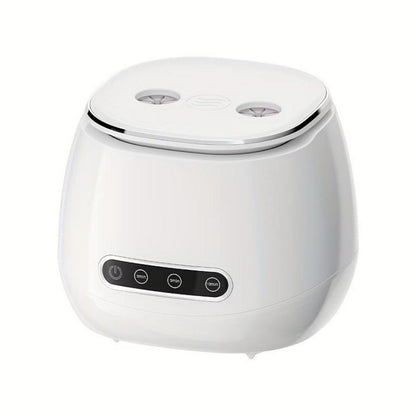 Ultrasonic Retainer Cleaner with UV Sterilizer 45kHz Denture Cleaner Machine-White